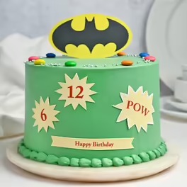 Scrummy Batman Theme Cake